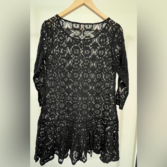 Free People Women’s Black Lace Dress - Picture 3 of 3